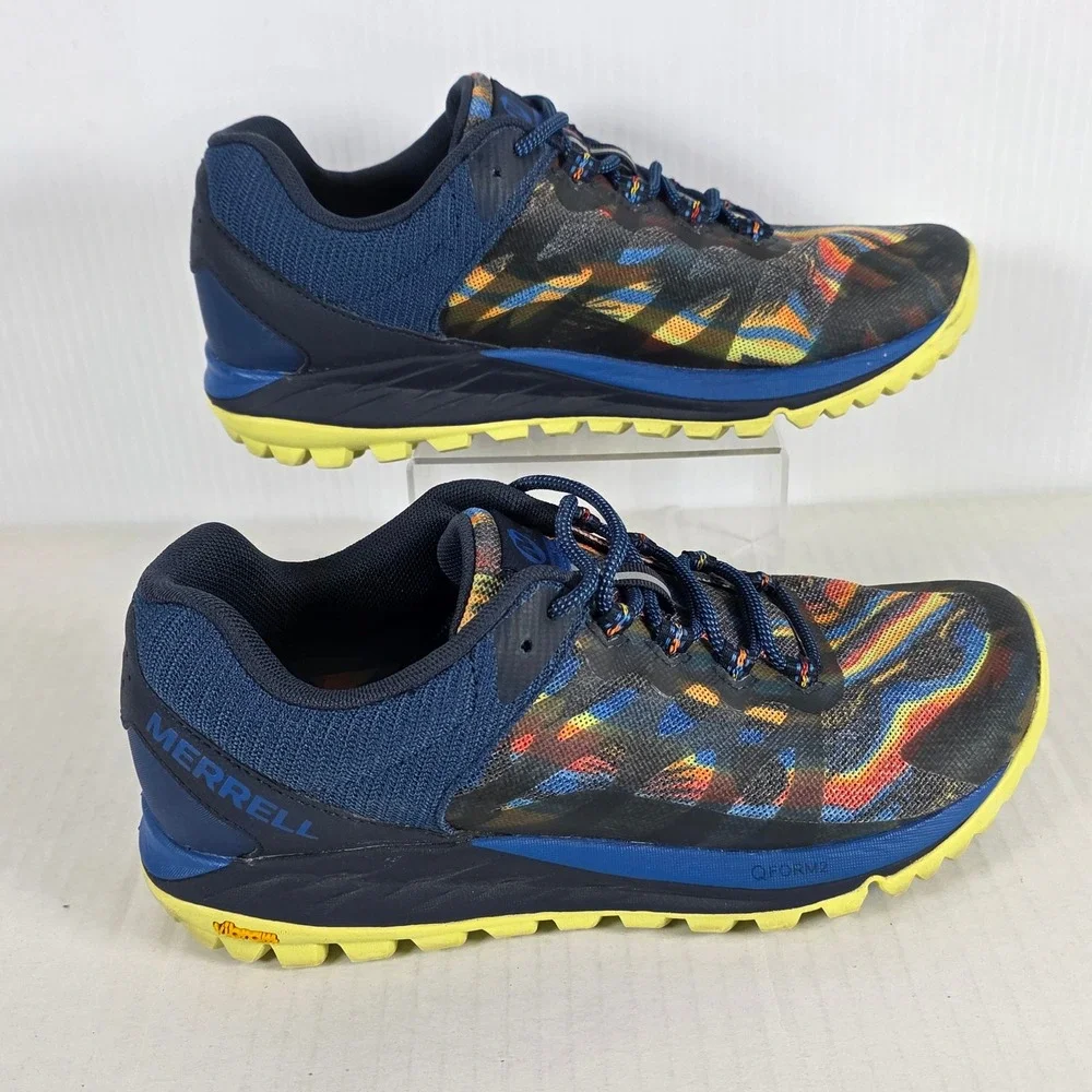 Merrell Antora 2 Trail Running Shoes Womens 7.5 Rainbow Multi Vibram J067188
